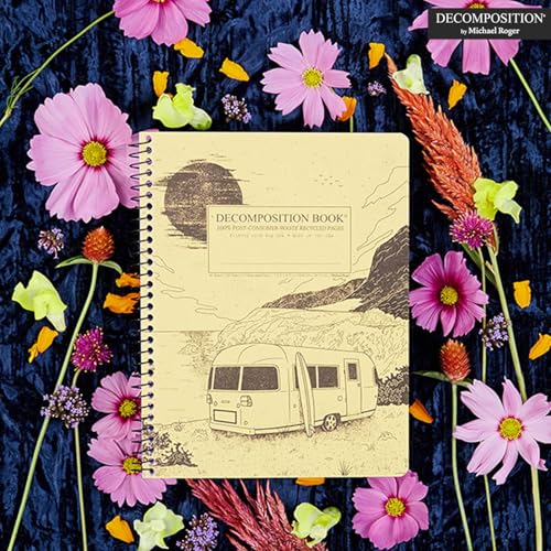 Decomposition Big Sur College Ruled Spiral Notebook - 9.75 x 7.5 Journal with 160 Lined Pages - 100% Recycled Paper - Notebooks for School Supplies, Home & Office - Made in USA - color: Big Sur, style: Spiral-bound