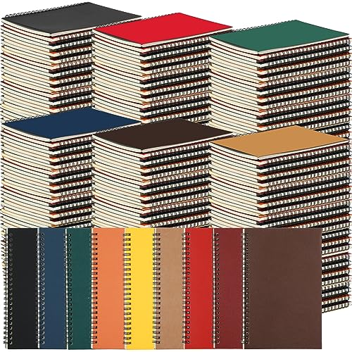 Yahenda Spiral Notebook Bulk A5 College Ruled Journals Notebooks Lined 8.3 x 5.5 Inch Note Books Composition Writing Thick Paper Notebook for Office Business School Gifts Supplies(Assorted Color, 54 - color: Assorted Color