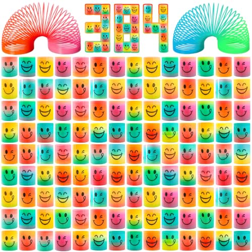 Cocurb 384 PCs Mini Spring Party Favors for Kids 4 to 8, 4 Assorted Designs | Fun Goodie Bag Stuffers for Birthdays Classroom Prizes, and Small Toys Present 4 Smiles - style: Pack of 384