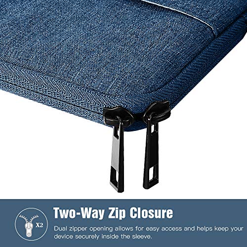 TiMOVO 9-11" Tablet Sleeve Bag, Blue | Fit iPad 11" A16 2025 / 10.9"/10.2" / Air 11" 5/4 Gen / Galaxy Tab A9+/A11Plus 11", Fit Smart Keyboard - color: Blue, size: 9-11 Inch