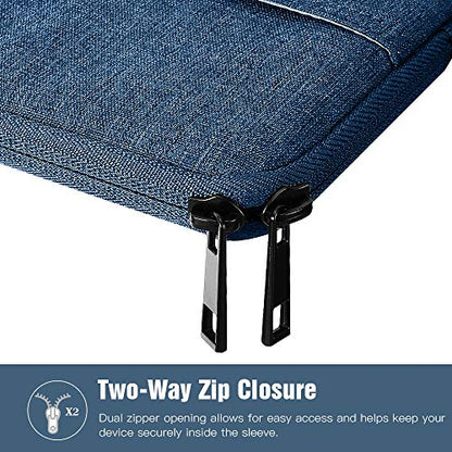 TiMOVO 9-11" Tablet Sleeve Bag, Blue | Fit iPad 11" A16 2025 / 10.9"/10.2" / Air 11" 5/4 Gen / Galaxy Tab A9+/A11Plus 11", Fit Smart Keyboard - color: Blue, size: 9-11 Inch