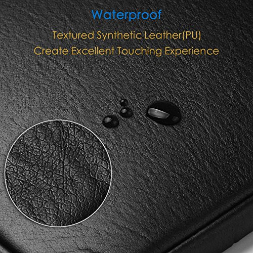 CCPK 15.6" Laptop Sleeve Compatible for 16" MacBook Pro 16 Inch 15" Mac Hp Acer Aspire 5 Samsung Lenovo Surface Book Envy x360 15 In Computer Cover 16in PC Carrying Case 15.6 Inch Bag PU Leather Black - size: 15.6-16 inch / Old 15.4" MacBook