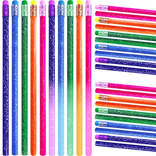 30 Pcs Color Changing Mood Pencil,Colored Wooden Pencils with Eraser,Heat Activated Color Changing Thermochromic Pencils for Students Gifts and Office Supplies(5 Colors)