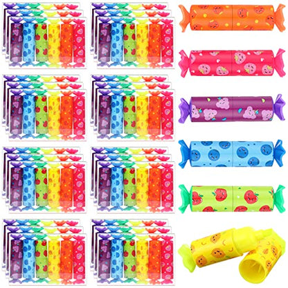 Teling 144 Pcs Mini Highlighters Bulk for Goodie Bags, 6 Colors Candy Shaped Pastel Highlighter Pens with Fruit Patterns for Party Favors, Classroom Prizes, Teacher Rewards, Birthday Gift Bag Stuffers - style: Fruit