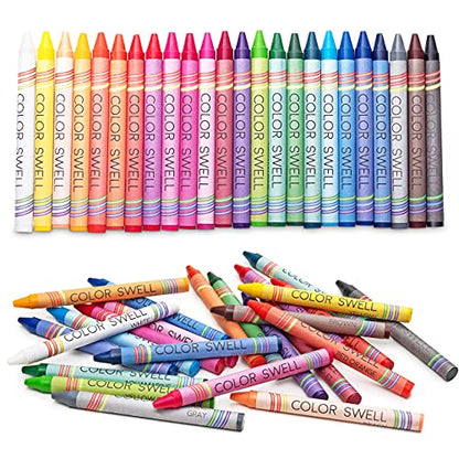 Color Swell Bulk Crayons, 36 Packs, 24 Colors Per Pack (864 Total) - size: 36 Pack | 864 Crayons