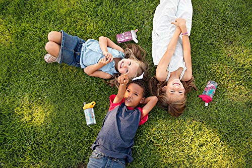 CamelBak Eddy+ Kids Bite Valve Straw Insulated Tritan Renew Water Bottle - color: Flower Power, size: 13.5 Ounces