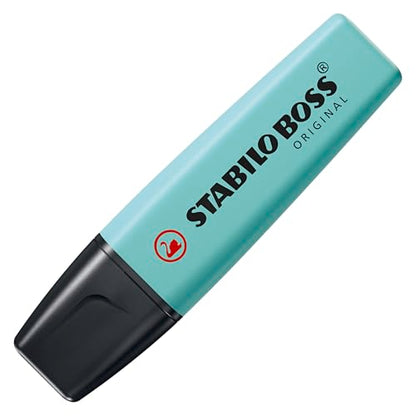 STABILO - BOSS ORIGINAL Pastel - Highlighter - Pack of 6 - Milky Yellow, Creamy Peach, Pink Blush, Lilac Haze, Hint of Mint, Touch of Turquoise - color: Milky Yellow, Creamy Peach, Pink Blush, Lilac Haze, Hint of Mint, Touch of Turquoise, size: 6 Count (P