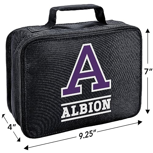 Albion College Primary Logo Lunch Bag For School Office Work, BPA Free - color: Albion College