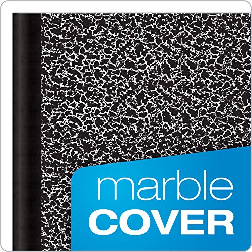 Oxford Composition Notebooks, Wide Ruled Paper, 9-3/4 x 7-1/2 Inches, 100 Sheets, Black, 6 Count (63764) (Pack of 4) - color: Black, size: Wide Rule (Pack of 4)
