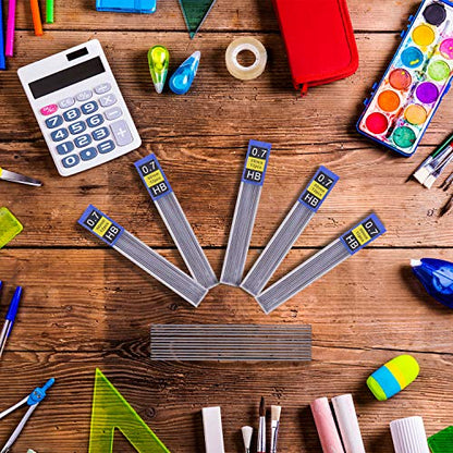 Morepack 840 Pieces Lead Refills,0.7 mm HB,Break Resistant Mechanical Pencil Refills,70 Tubes (840 Pieces) - style: 0.7 mm