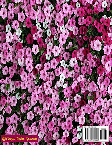 Notes: College Ruled Notebook | 120 Lined Pages | Large, 8.5 x 11 Inches | Journal, Diary, Subject Composition Book With A A Sea Of Purple, Pink, And Fuchsia Blooming Flowers Cover