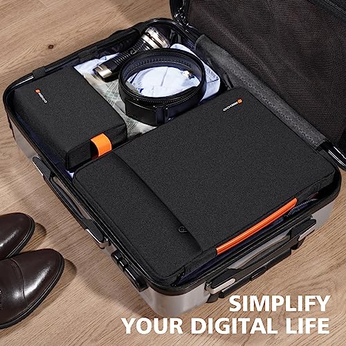 NIDOO 16 inch Laptop Sleeve Carrying Case Computer Bag for 16" Lenovo ThinkBook 16 Gen 7/ 16p E16 L16 T16 Z16/ 15" ThinkBook 15 Gen 4/16.3" Dell XPS 16/16" MacBook Pro M4 M3/ HP ASUS Samsung - color: Black, size: 16 Inch
