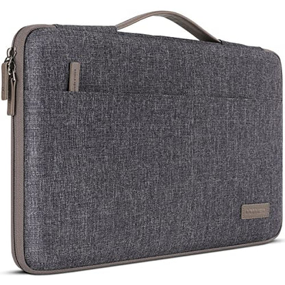 DOMISO 13.3 inch Laptop Case Sleeve Protective Cover Compatible with 14 inch MacBook Pro M4 M3 M2/MacBook Pro Max,13-13.3 inch Dell,Lenovo, HP,Waterproof Computer Cases Bag with Handle,Dark Grey - color: Dark Grey, size: 14" for MacBook Pro