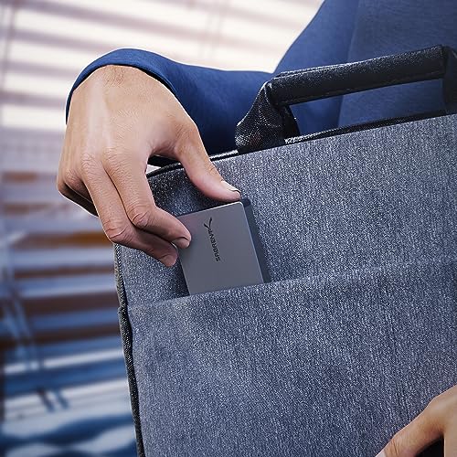 SABRENT USB-C Hub & SSD Enclosure, 6-Port Dock with M.2 SSD Slot, 90W Power Delivery, USB 3.0 & 2.0 Ports, 4K HDMI, RJ45 Gigabit Ethernet (HB-6PNV) - color: Dark Gray