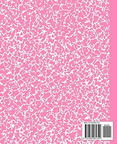 Marbled Composition Notebook: Light Pink - College Ruled Notebook | 100 Pages | 7.5 x 9.25 | Journal for Children, Kids, Girls, Teens And Women (School Essentials)