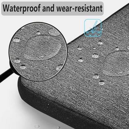 Hseok Laptop Shoulder Bag 13-14 inch Shockproof Water-Resistant HandBag with Small Case Compatible with MacBook Pro/Neo 14" M5/M4/M3/M2/M1, Mac Air/Pro 13.3", XPS 13/14, Most 13"-14" PC,Gray-black - color: Dark Gray-black, size: 13"-14"
