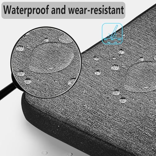 Hseok Laptop Shoulder Bag 13-14 inch Shockproof Water-Resistant HandBag with Small Case Compatible with MacBook Pro/Neo 14" M5/M4/M3/M2/M1, Mac Air/Pro 13.3", XPS 13/14, Most 13"-14" PC,Gray-black - color: Dark Gray-black, size: 13"-14"