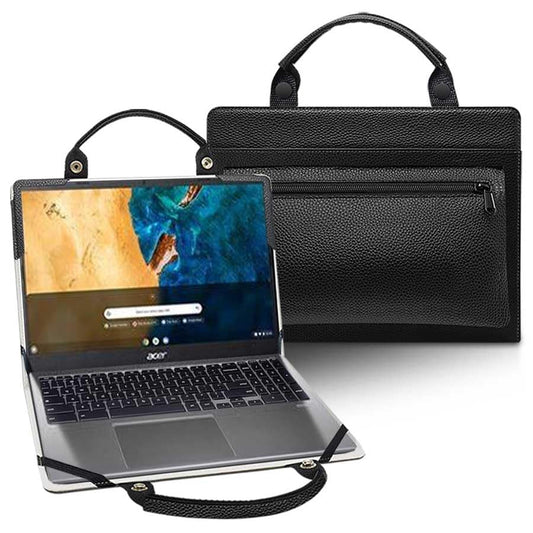 Laptop Case Cover Sleeve for Acer Chromebook 514 CB514-1W CB514-1W-30AC CB514-1W-5280 with Portable Bag with Bag Handle,Black - color: Black