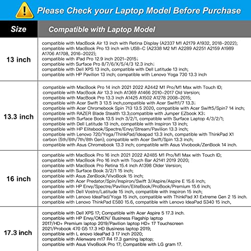MOSISO 360 Protective Laptop Bag 15.6 inch, 15-16 inch Computer Bag Compatible with MacBook Air 15 inch/Pro 16 inch, HP,Dell,Lenovo,Asus,Notebook, Laptop Carrying Case with Strap&Handle, Light Purple - color: Light Purple, size: 16 inch