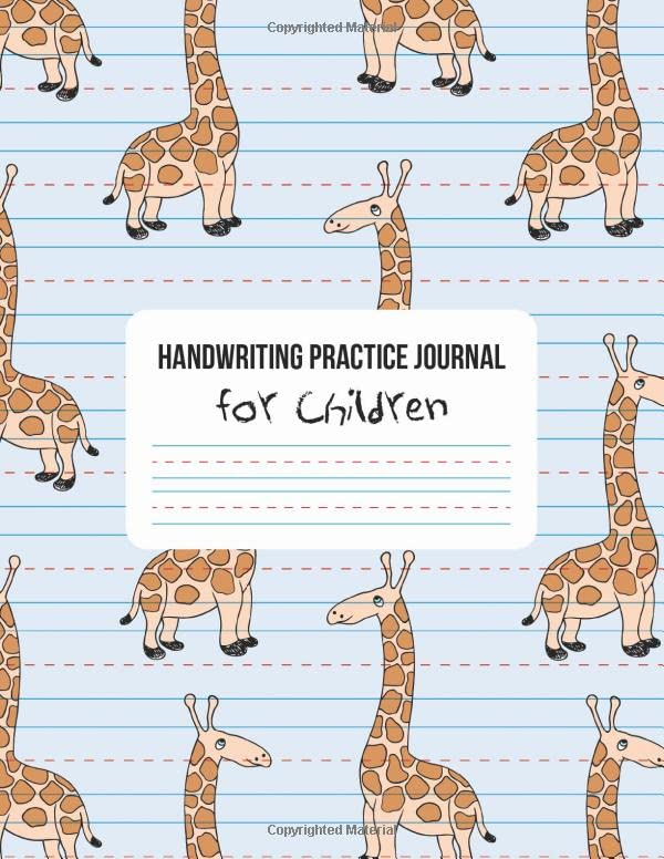 Handwriting Practice Journal for Children: A unique, large-sized journal for children practice their penmanship and handwriting skills