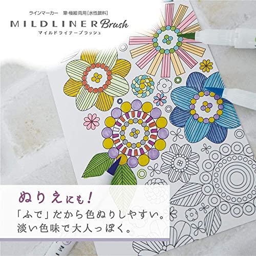 Zebra WFT8-N-5C-N Mildliner Highlighter, Mild Colour, Set of 5