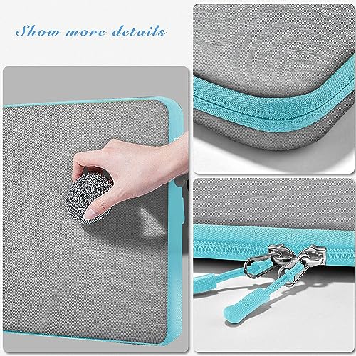 Hseok Laptop Case 13 Inch Sleeve Compatible with MacBook Neo 13, MacBook Air Pro 13 M5/M4/M3/M2/M1, iPad Pro Air 12.9" 13", XPS 13, Protective Computer Bag with Side Pocket & Dual Zippers,L02G02 - color: L02G02, size: 13"