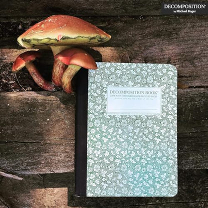 Decomposition Parsley College Ruled Composition Notebook - 9.75 x 7.5 Journal with 160 Lined Pages - Cute Notebooks for School Supplies, Home & Office - 100% Recycled Paper - Made in USA - color: Parsley