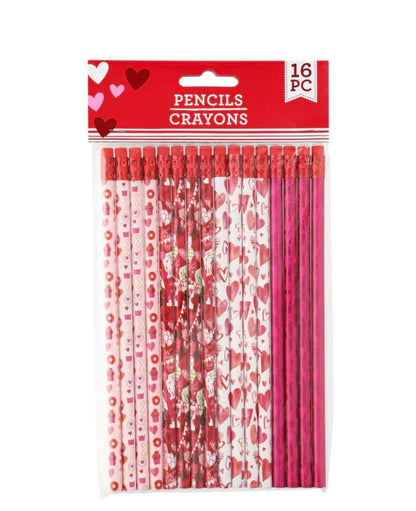Valentine Themed Wooden No.2 Pencils, 12-ct. Packs (3 Packs of 12 Pencils)