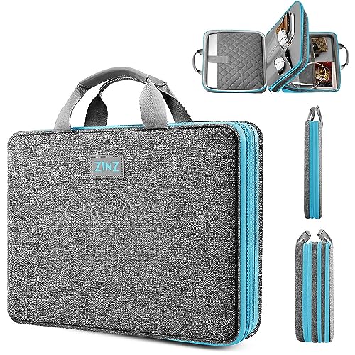 ZINZ Slim Expandable Laptop Case 15.6 Inch Sleeve Upgraded Protective Durable Recycled Carrying Case Compatible with MacBook 15" & 16" and Most 15" 15.6" 16" Notebook,L01G02 - color: L01g02, size: 15.6"