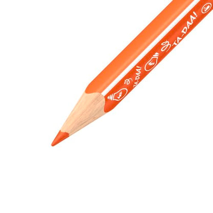 STABILO Trio thick short Animal Vibes - Triangular Colouring Pencil - Pack of 12 - Assorted Colours - style: Trio thick short