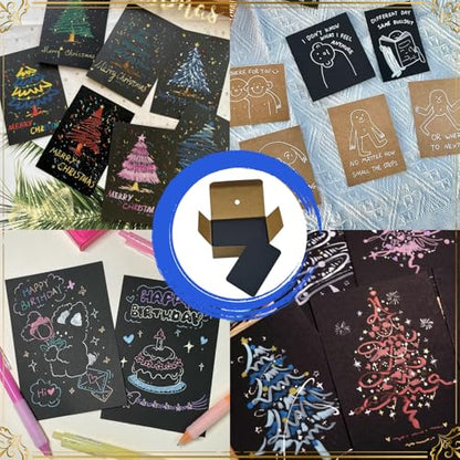 Astero Small Blank 3.5x2in Mini Index Cards & Flash Cards Blank Blank Business Cards to Write On Small Note Cards for Greeting Postcards Vocabulary Bookmarks DIY Messages (Black, 100pcs) - color: Black, size: 100pcs