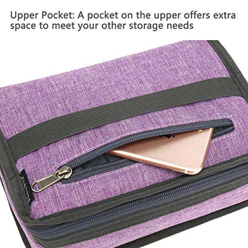 FlowFly Small Insulated Lunch box Portable Soft Bag Mini Cooler Thermal Meal Tote Kit with Handle for Work & School, Purple - color: Purple