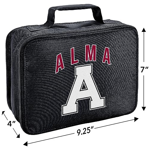 Alma College Primary Logo Lunch Bag For School Office Work, BPA Free - color: Alma College
