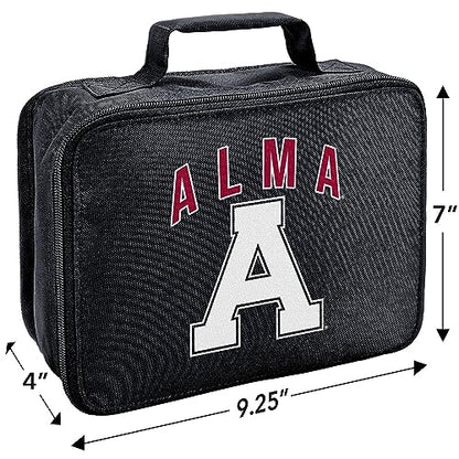 Alma College Primary Logo Lunch Bag For School Office Work, BPA Free - color: Alma College