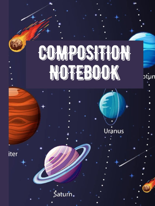 Composition Notebook: For College Students | 8.5"x11" | Wide-Lined and College-Ruled