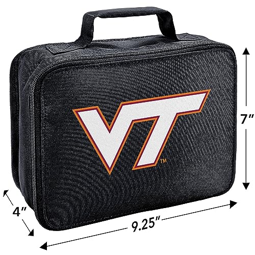 Virginia Tech Primary Logo Lunch Bag For School Office Work, BPA Free - color: Virginia Tech