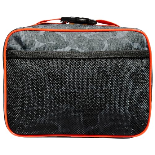 adidas Foundation Insulated Lunch Bag for men and women - color: Nomad Camo Grey/Solar Gold/Solar Red