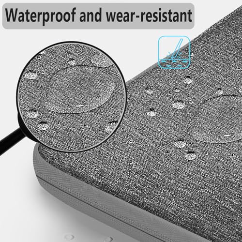 Hseok Laptop Shoulder Bag 13-14 inch Shockproof Water-Resistant HandBag with Small Case Compatible with MacBook Pro/Neo 14" M5/M4/M3/M2/M1, Mac Air/Pro 13.3", XPS 13/14, Most 13"-14" PC,Dark gray - color: Dark Gray, size: 13"-14"
