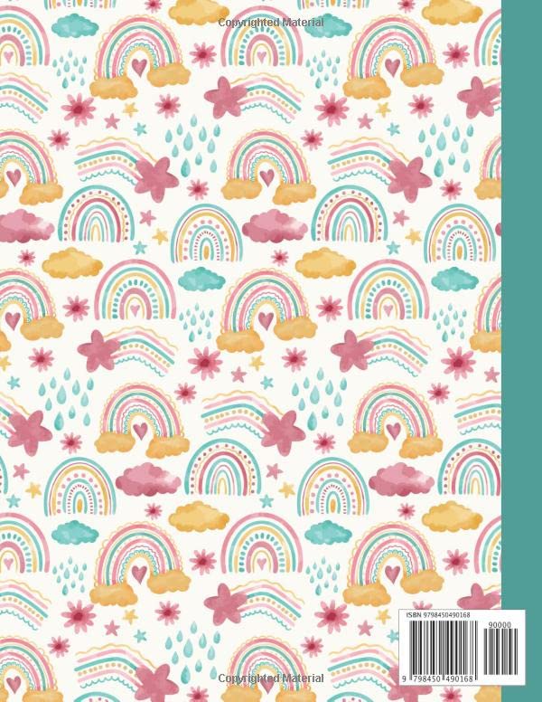 Primary Composition Book: with Drawing Space and Dotted midline for Grades k-2 (1/2 Ruling Sheets with Picture Story)