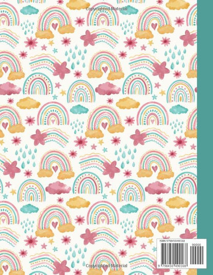 Primary Composition Book: with Drawing Space and Dotted midline for Grades k-2 (1/2 Ruling Sheets with Picture Story)