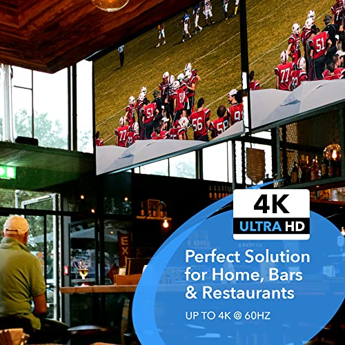 OREI UltraHD 4K HDMI @ 60 Hz 1x4 HDMI Splitter – HDMI Splitter 1 in 4 Out 4:8-Bit, HDMI 2.0, HDCP 2.0, 18Gbps, EDID Management, Mirror Displays – UHDS-104 | OREI UltraHD 1x4 HDMI Splitter – 4K@60Hz HDMI Splitter 1 in 4 Out With 8-Bit, HDMI 2.0, HDCP 2.0,