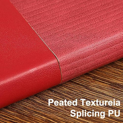 Lined Journal Notebook for Work College Ruled Note Book 7.2"x9.6" B5 PU Leather Daily Journaling 160 Pages for Women Men Writing Home School Supplies Business (Red) - color: 08-Red-1pack, style: B5 Lined 160pages