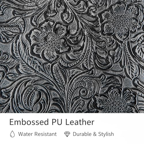 Kinmac 360° Protective Vertical Laptop Sleeve Case Cover Bag (Paisley Grey PU, 12.5 inch-13.3 inch) - color: Paisley Grey PU, size: 12.5 inch-13.3 inch
