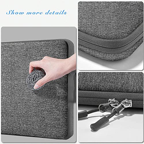 Hseok Laptop Case 13 Inch Sleeve Compatible with MacBook Neo 13, MacBook Air Pro 13 M5/M4/M3/M2/M1, iPad Pro Air 12.9" 13", XPS 13, Protective Computer Bag with Side Pocket & Dual Zippers,D02G05 - color: D02G05, size: 13"