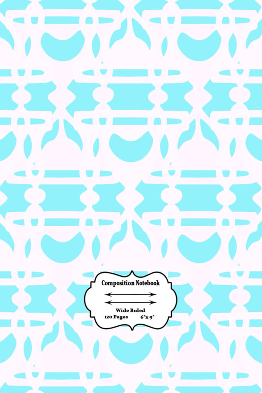 Wide Ruled School Subject Composition Notebook 120 Playful Pattern: Blank Lined Pages elementary school lined notebook Notebook For School College Notebook For High School Students