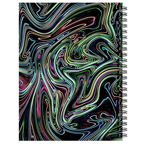 UCreate Fashion Poly Sketch Book Abstract Design, 9" x 12", Neon 75 Sheets - style: Neon Abstract; 9" x 12"