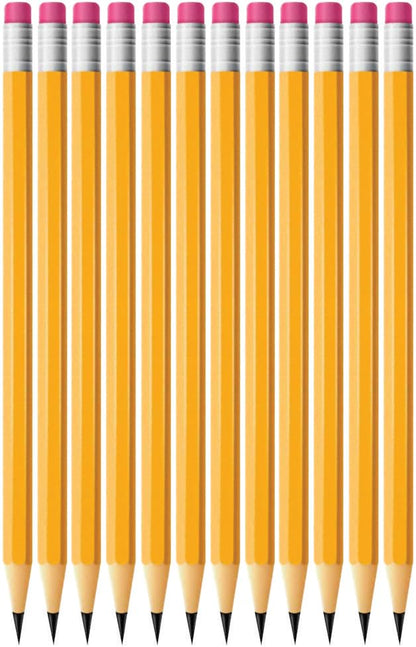 #2 Pencils, Pre-Sharpened, 12 Pencils Per Box, School Tests, Office And Home Use, Works On Index Cards - style: Pencils #2