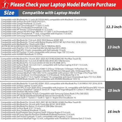 Puffy Quilted Laptop Sleeve with a Removable Shoulder Strap Compatible with MacBook Air/Pro, 13-13.3 inch Notebook, Compatible with MacBook Pro 14 inch M3 M2 M1 Chip 2023-2021 - color: Sleeve - Navy, size: 13-13.3 inch