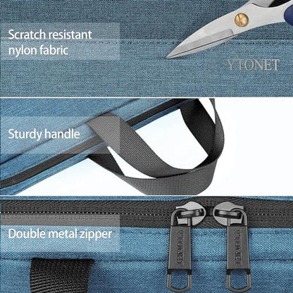 Ytonet 13 13.3 Inch Laptop Sleeve Case, Computer Carrying Case with Handle | Compatible with MacBook HP Dell Lenovo Acer Notebooks, Gift for Women Men, TSA Water Resistant Laptop Bag, Deep Teal - color: Deep Teal, size: 13-13.3 in