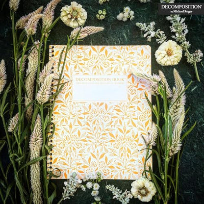 Decomposition Fields of Plenty College Ruled Spiral Notebook - 9.75 x 7.5 Journal with 160 Lined Pages - 100% Recycled Paper - Cute Notebooks for School Supplies, Home & Office - Made in USA - color: Fields of Plenty, style: Spiral-bound
